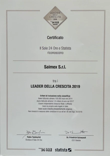 Leader della crescita 2019