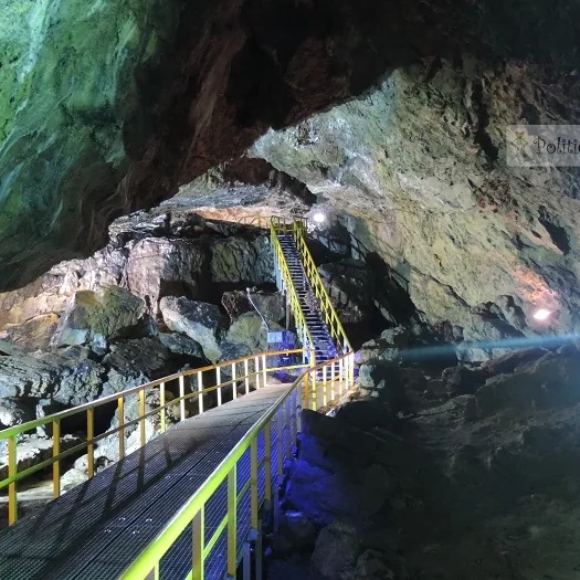 Parapetti in vetroresina PRFV Saimex nella grotta di Ialomița, Romania